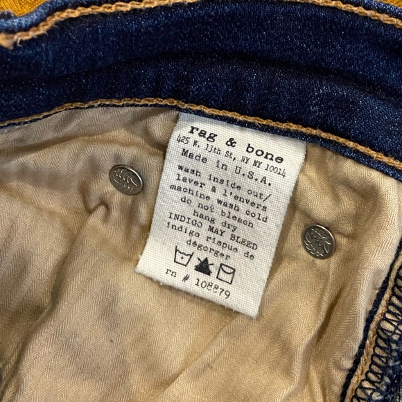 Rag and Bone Skinny Kensington Jean, Sz 27 - Picture 10 of 11